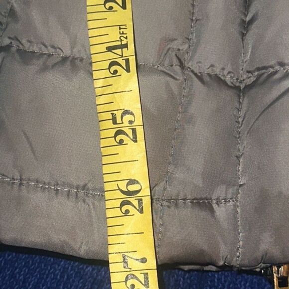 The North Face Gray 600 Insulated Down Quilted Hooded Puffer Jacket Ladies XS - Picture 14 of 15